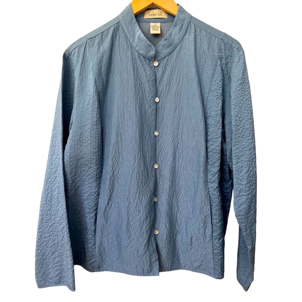 Indigo Blue Women's Button Down Shirt